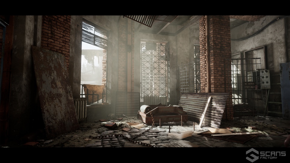 [扫描]废弃工业建筑 - 模块化环境Industrial Abandoned Buildings - Modular Environment