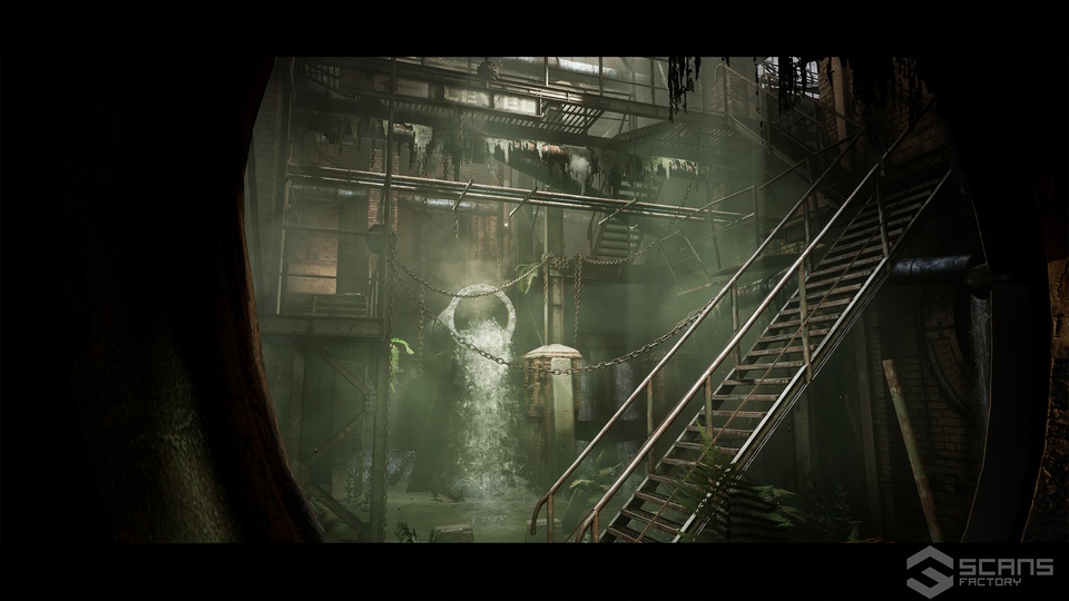 [扫描]废弃工业建筑 - 模块化环境Industrial Abandoned Buildings - Modular Environment