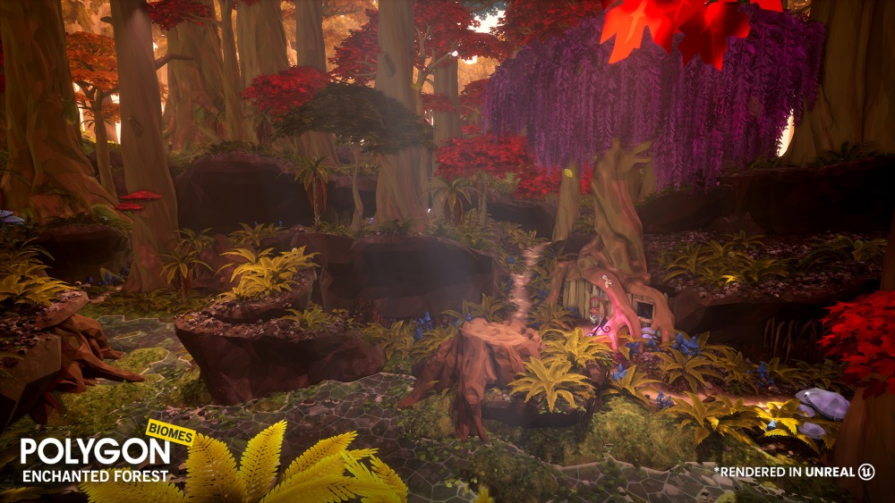 POLYGON – 魔法森林 – 自然生物群落