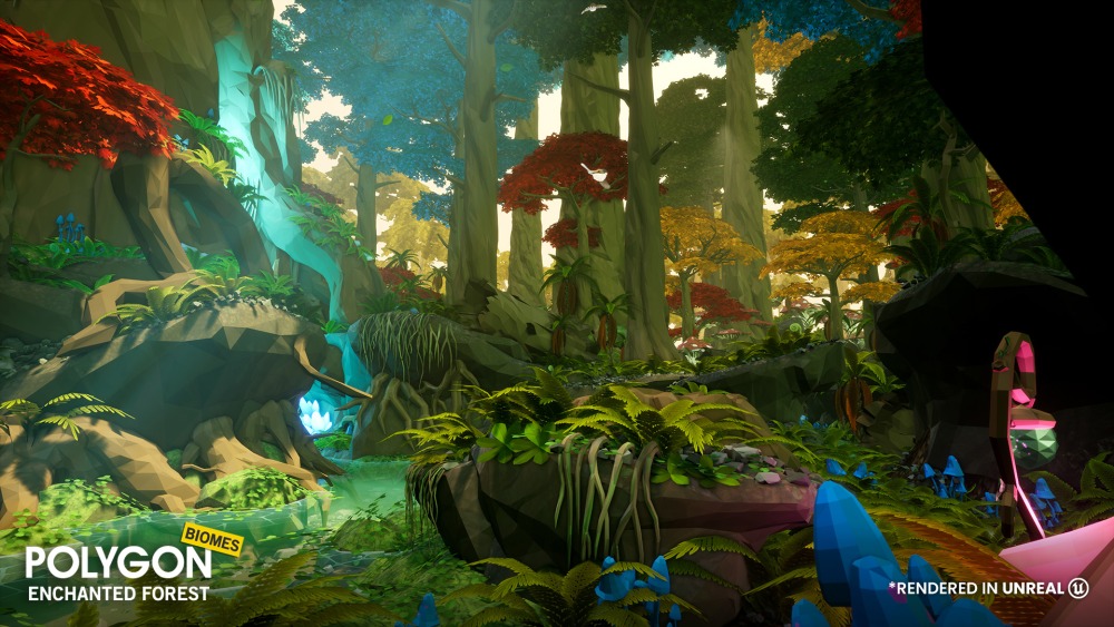 POLYGON – 魔法森林 – 自然生物群落