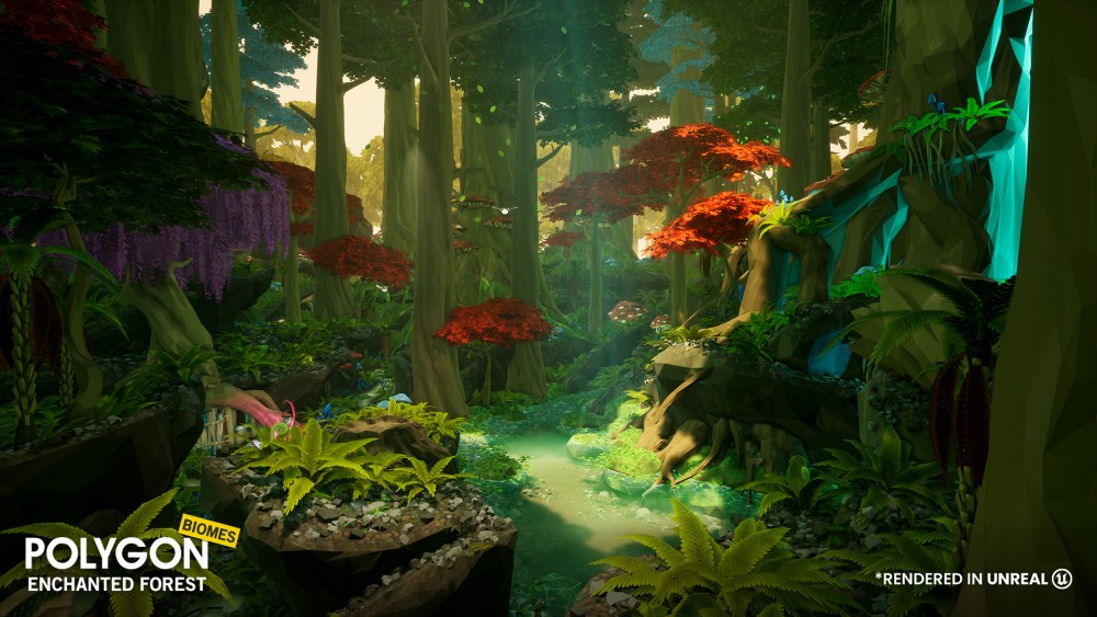 POLYGON – 魔法森林 – 自然生物群落