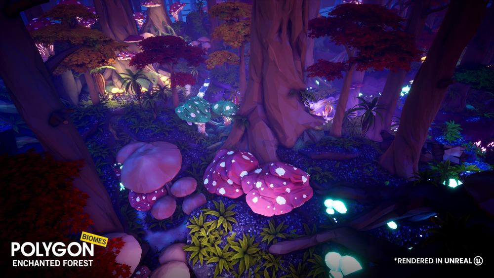 POLYGON – 魔法森林 – 自然生物群落