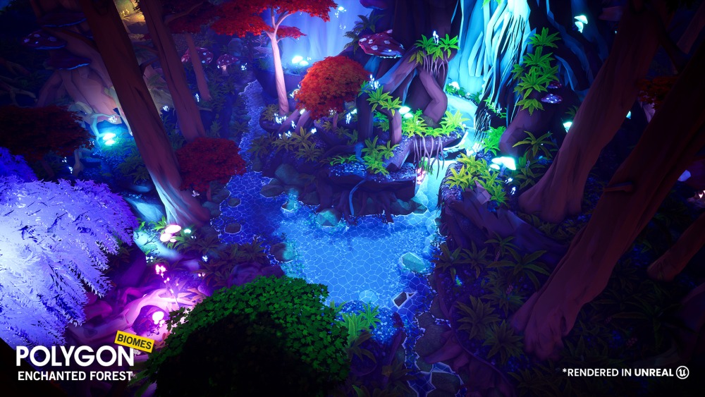 POLYGON – 魔法森林 – 自然生物群落