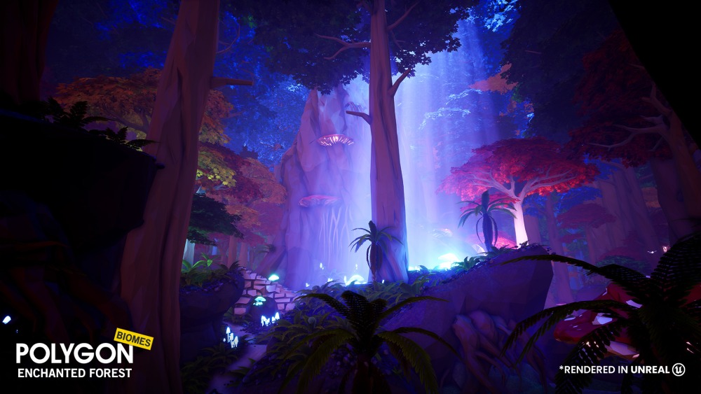 POLYGON – 魔法森林 – 自然生物群落