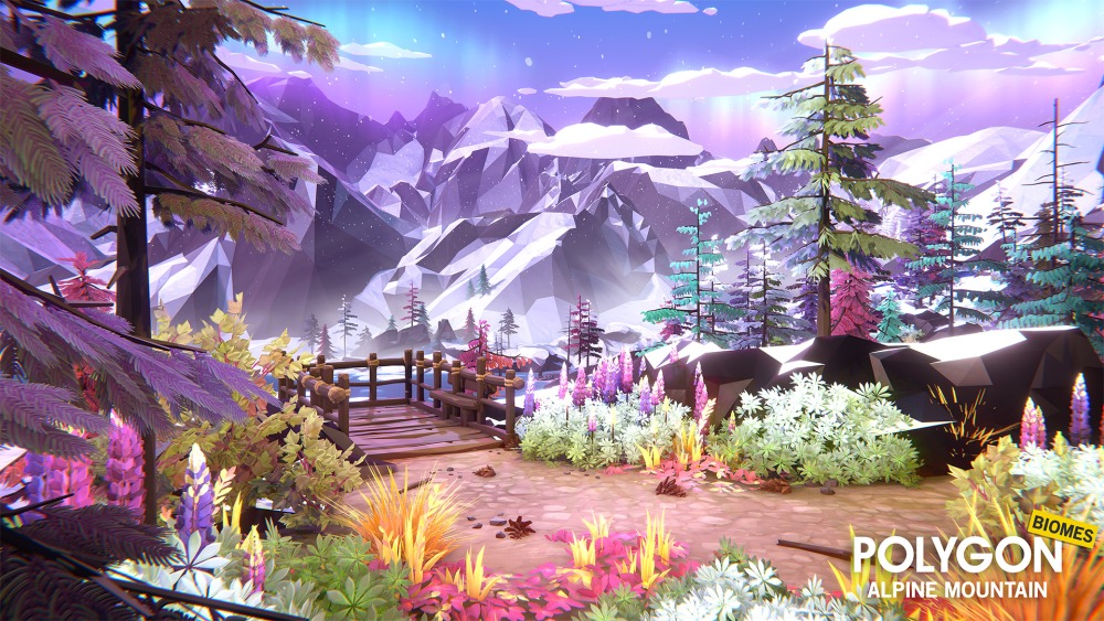 POLYGON – 高山 – 自然生物群落