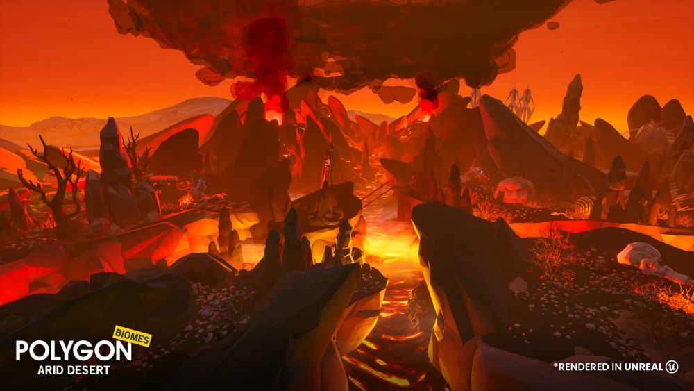 POLYGON – 干旱沙漠 – 自然生物群落