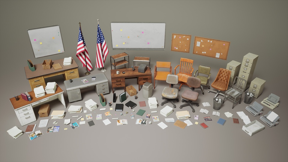 Suburbs VOL.19 – 复古办公室