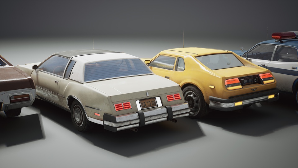 Vehicles VOL.2 - 复古汽车(低多边形)