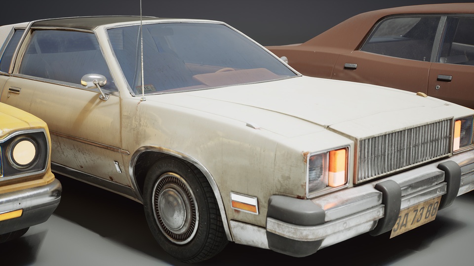 Vehicles VOL.2 - 复古汽车(低多边形)