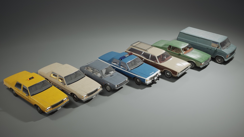 Vehicles VOL.3 - 复古汽车