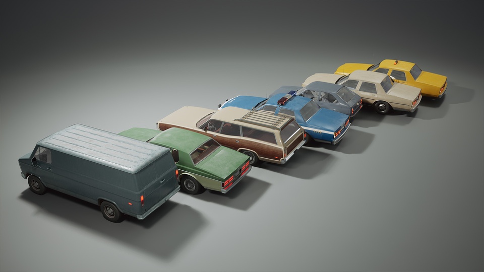 Vehicles VOL.3 - 复古汽车