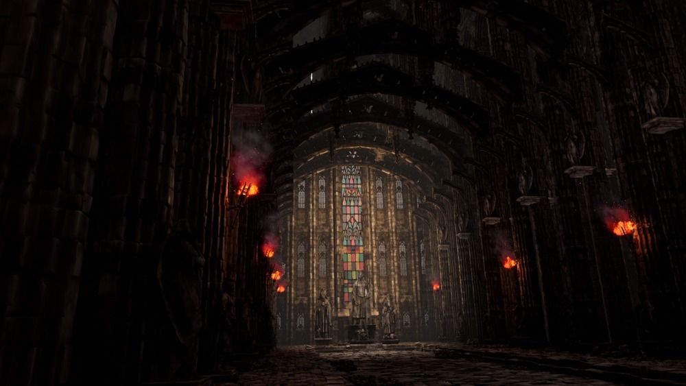 哥特式城堡环境