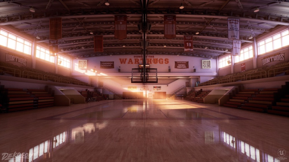 高中篮球馆 High School Basketball Gym