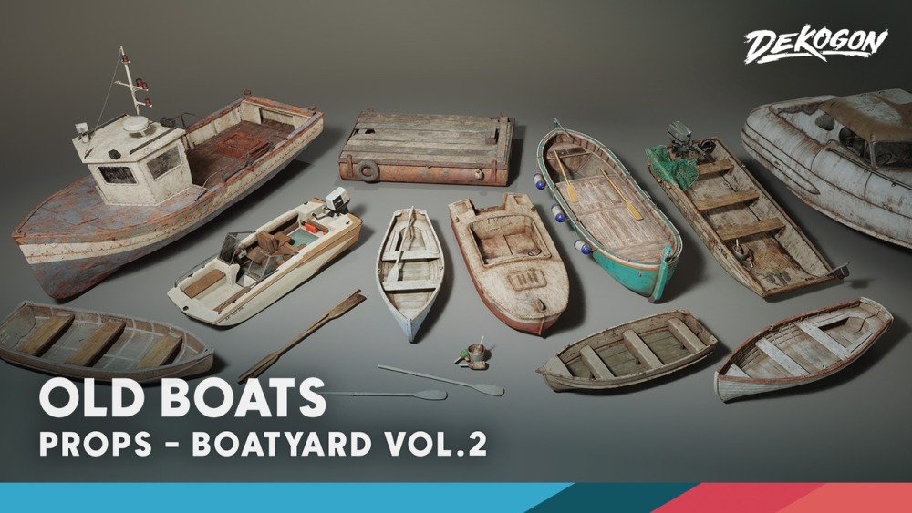 Boatyard Vol 2 – 老船 (Nanite)Boatyard Vol 2 - Old Boats (Nanite)