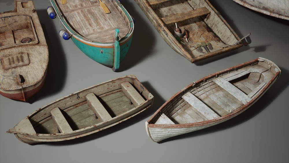 Boatyard Vol 2 – 老船 (Nanite)Boatyard Vol 2 - Old Boats (Nanite)