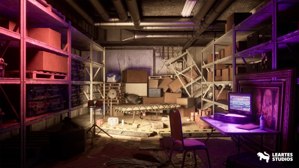 指挥中心内部环境Command Center Interior Environment