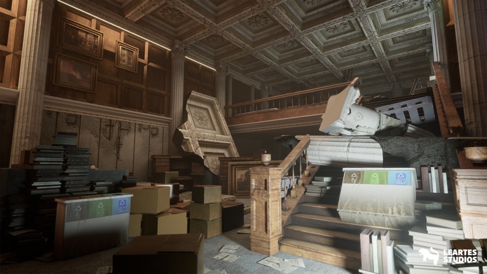 指挥中心内部环境Command Center Interior Environment