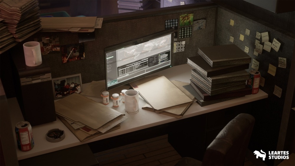 指挥中心内部环境Command Center Interior Environment