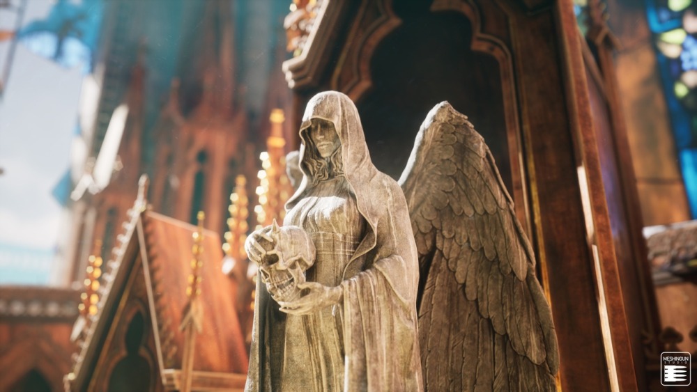 模块化哥特式室内场景资产集合 Gothic Interior Megapack