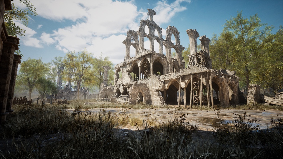 模块化哥特式外观场景资产集合Gothic Megapack