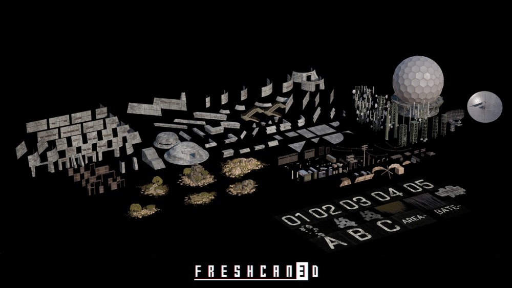 军事哨所和地堡环境（军事基地、地堡、军事）Military Outpost and Bunker Environment