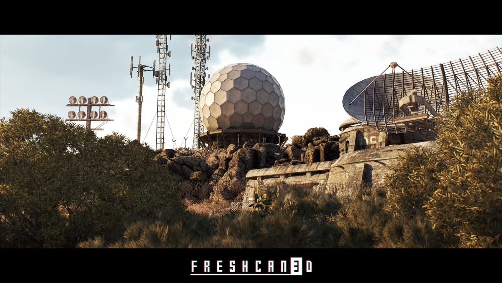 军事哨所和地堡环境（军事基地、地堡、军事）Military Outpost and Bunker Environment