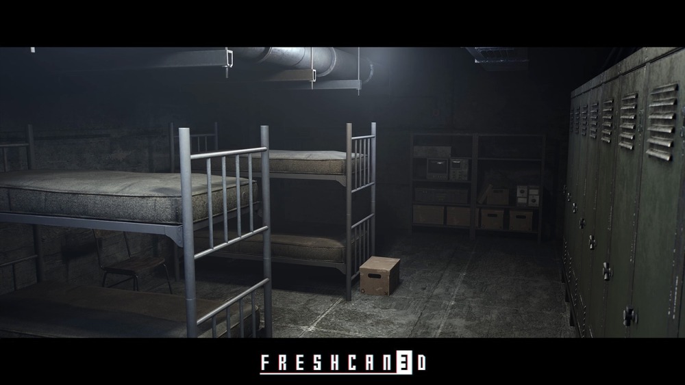 军事哨所和地堡环境（军事基地、地堡、军事）Military Outpost and Bunker Environment