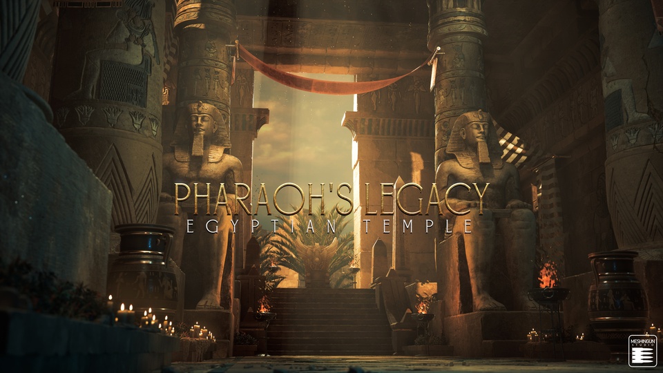 法老的遗产 – 埃及神庙Pharaoh's Legacy - Egyptian Temple Megapack