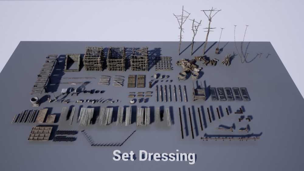 后世界末日豪宅 阿尔伯特庄园（日夜照明）Post Apocalyptic Mansion Albert Manor (Day and Night Lighting)