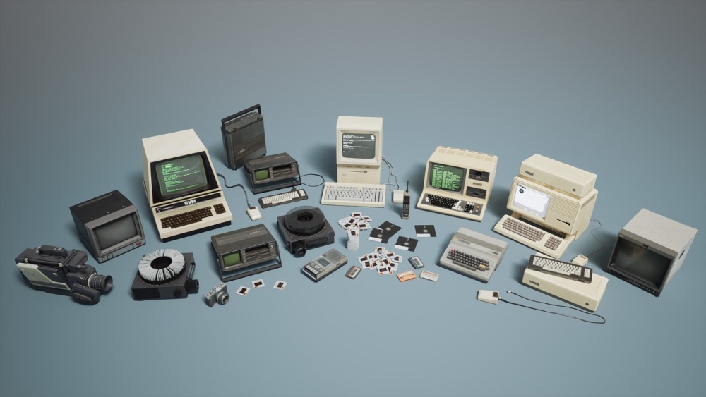 Retro 80's VOL.4 - 电子产品 Retro 80's VOL.4 - Electronics(Nanite 和 Low Poly)