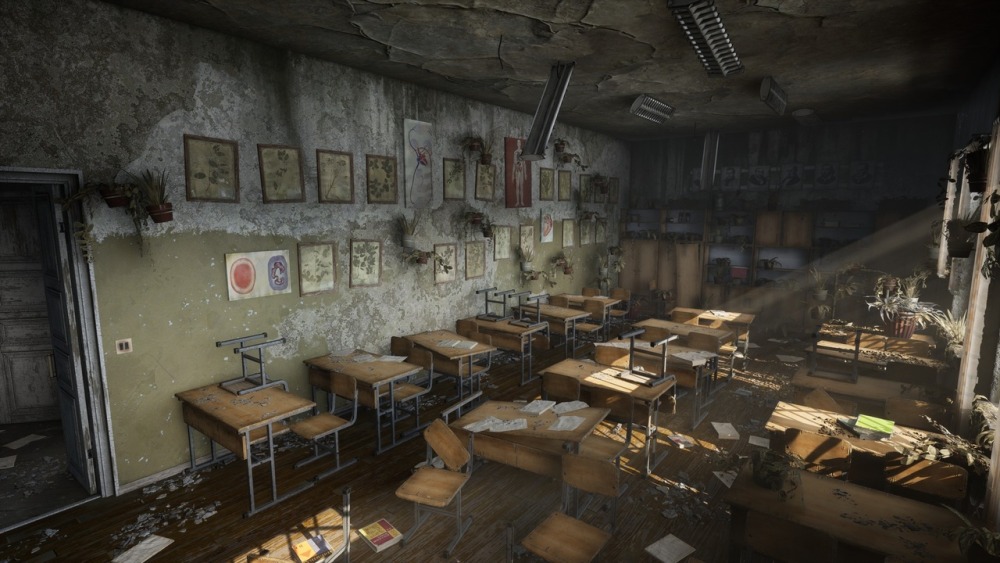 废弃学校场景 Abandoned school