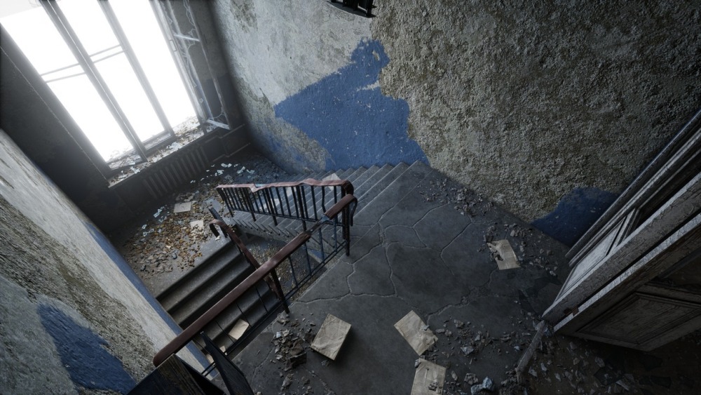 废弃学校场景 Abandoned school