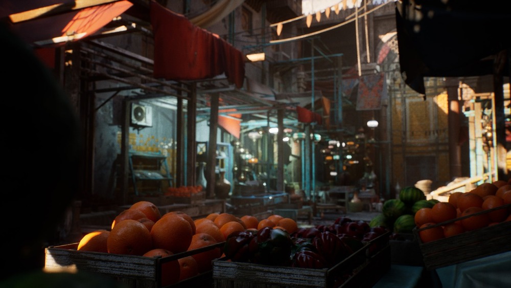 波斯集市街道环境场景 Bazaar Environment Kit