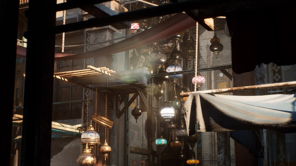 波斯集市街道环境场景 Bazaar Environment Kit