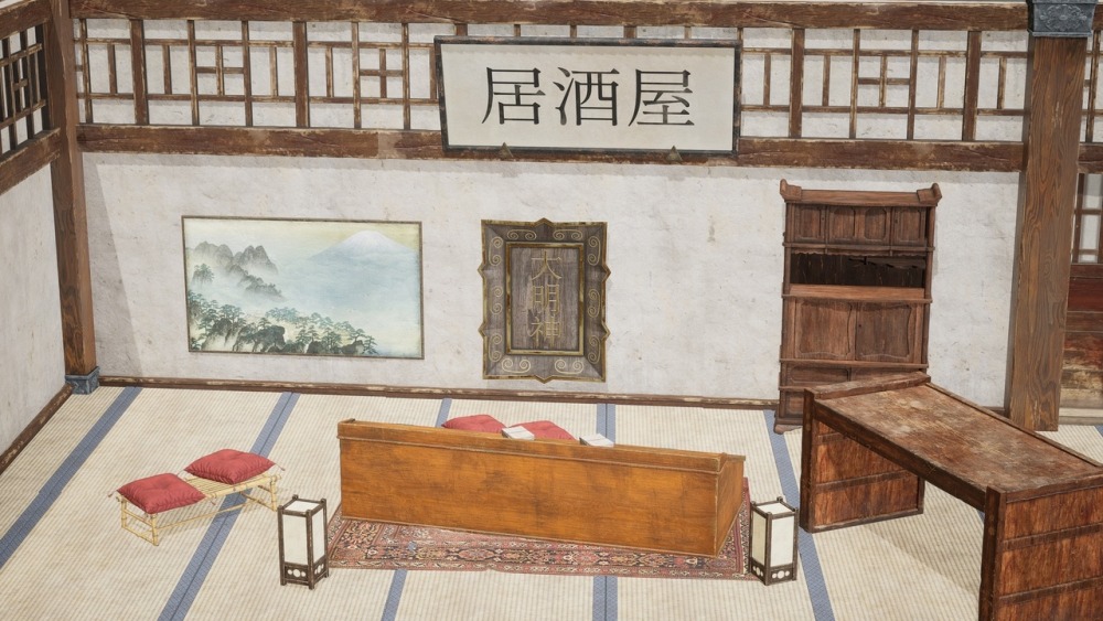 封建日本室内装饰道具 Vol1Feudal Japan Interior Props Vol1