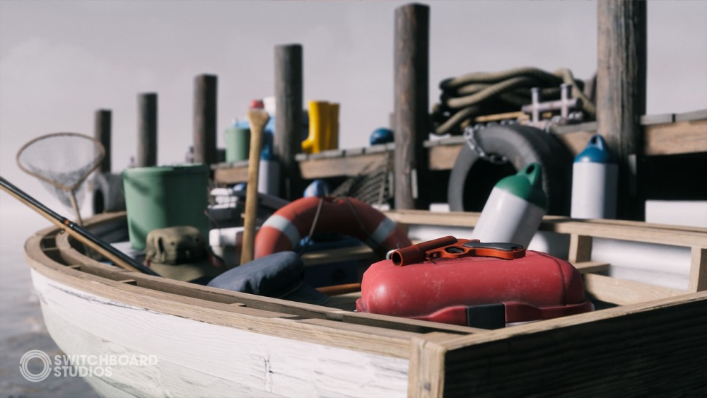 钓鱼码头和船只组件Fishing Docks & Boat Pack