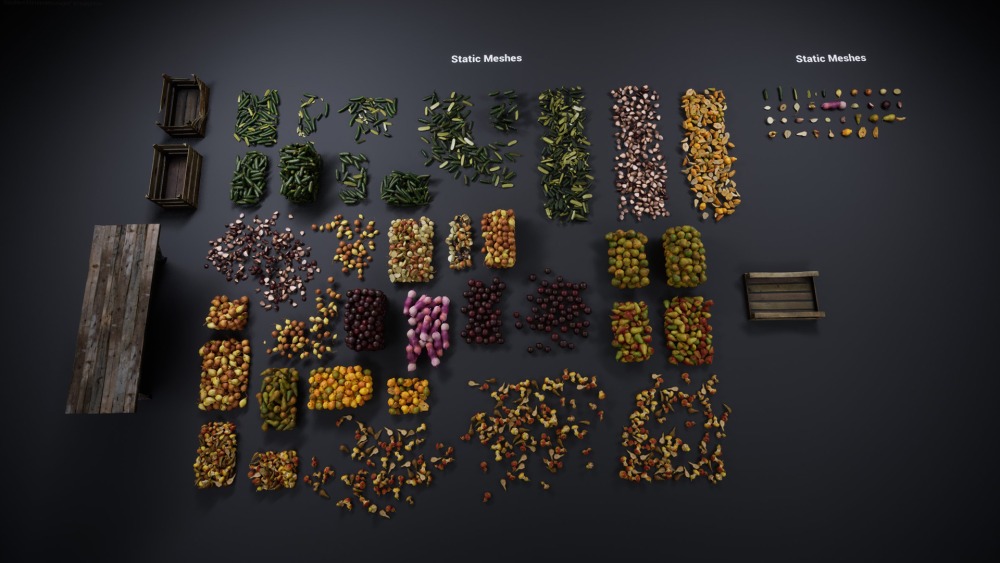 食物道具 – 水果和蔬菜 Vol.2 Food Props - Fruits and Vegetables Vol.2