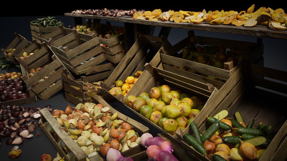 食物道具 – 水果和蔬菜 Vol.2 Food Props - Fruits and Vegetables Vol.2