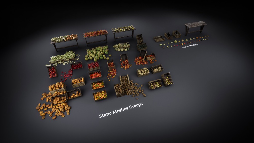 食物道具 – 水果和蔬菜 Vol.3 Food Props - Fruits and Vegetables vol.3