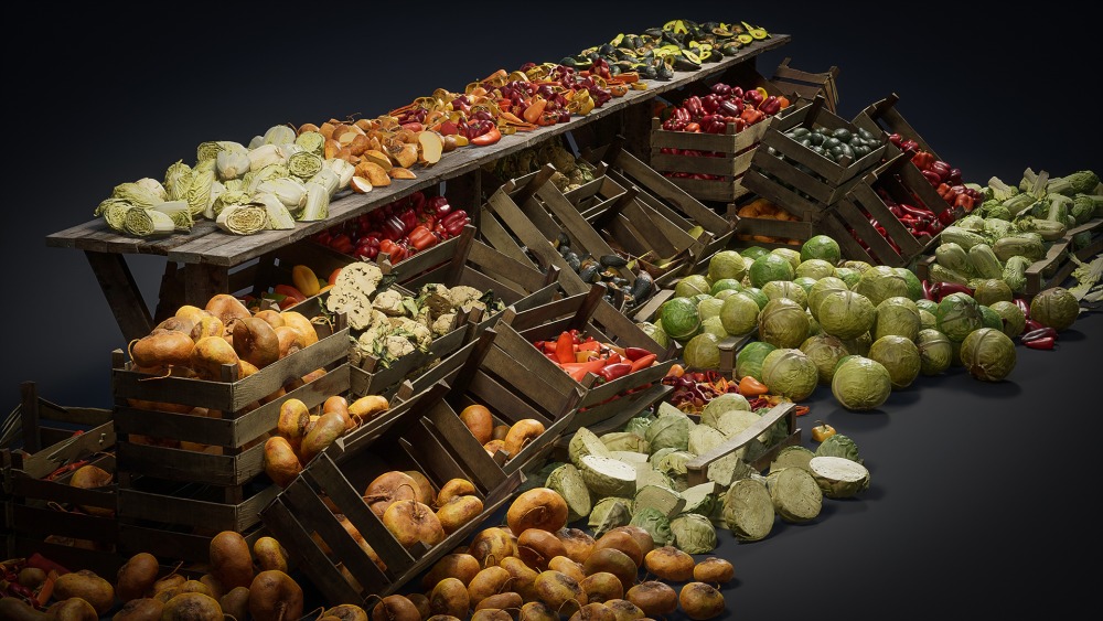 食物道具 – 水果和蔬菜 Vol.3 Food Props - Fruits and Vegetables vol.3