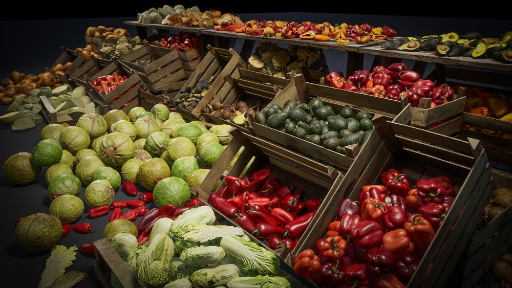 食物道具 – 水果和蔬菜 Vol.3 Food Props - Fruits and Vegetables vol.3