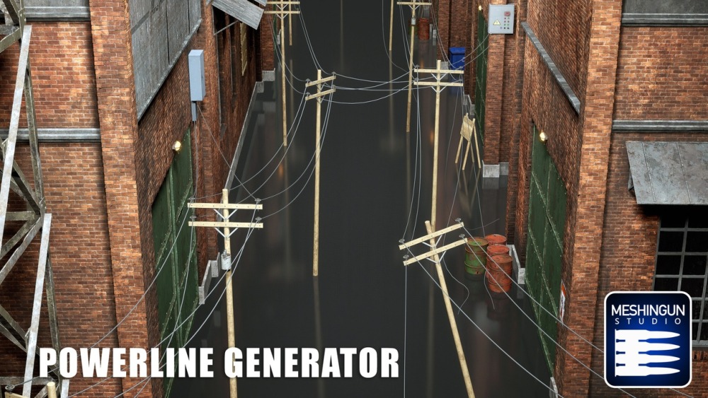 电线电缆生成器Powerline Generator