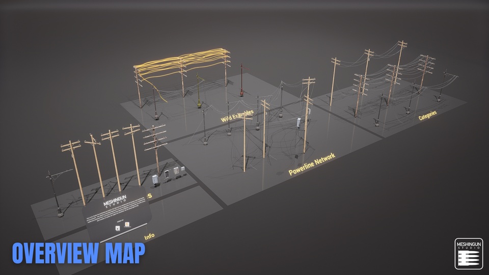 电线电缆生成器Powerline Generator