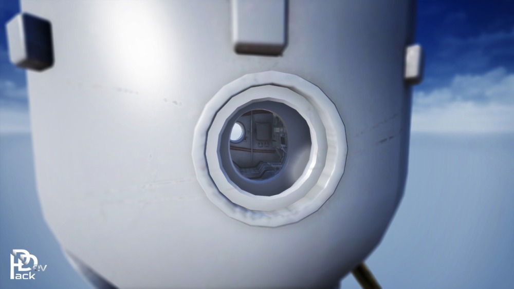 火箭发射台和内部模块化环境Rocket Launch Pad & Interior Modular Environment