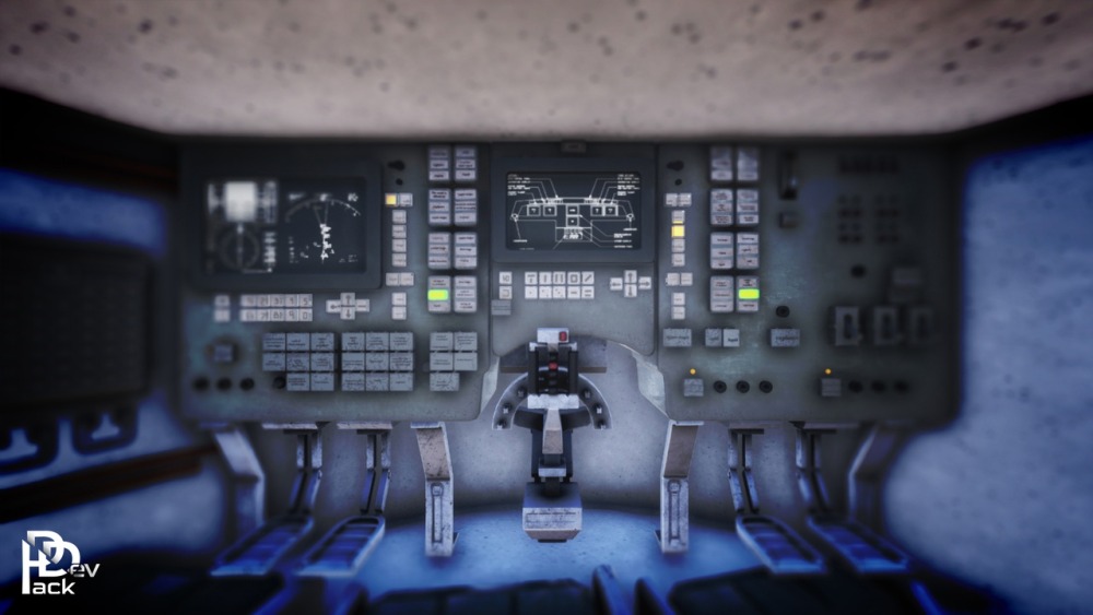 火箭发射台和内部模块化环境Rocket Launch Pad & Interior Modular Environment