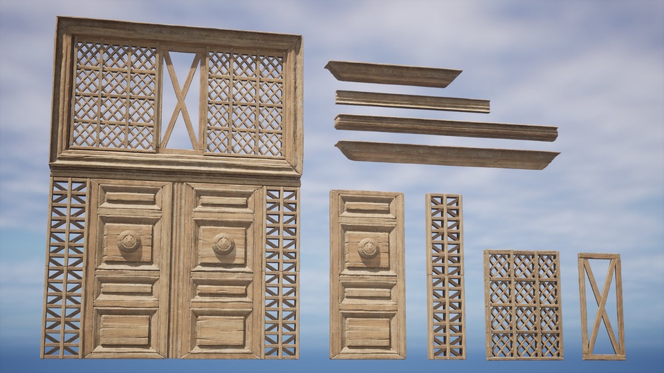 古代神庙环境资产 Ancient Mountain Temple