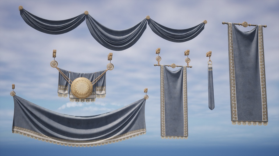 古代神庙环境资产 Ancient Mountain Temple