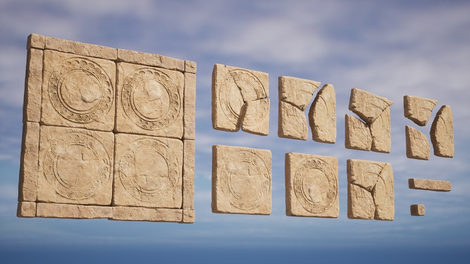 古代神庙环境资产 Ancient Mountain Temple