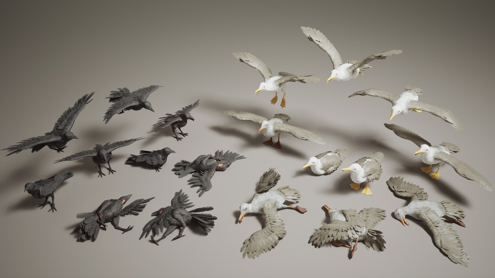 小动物 VOL.2 – 乌鸦与海鸥 Critters VOL.2 – Crows & Seagulls