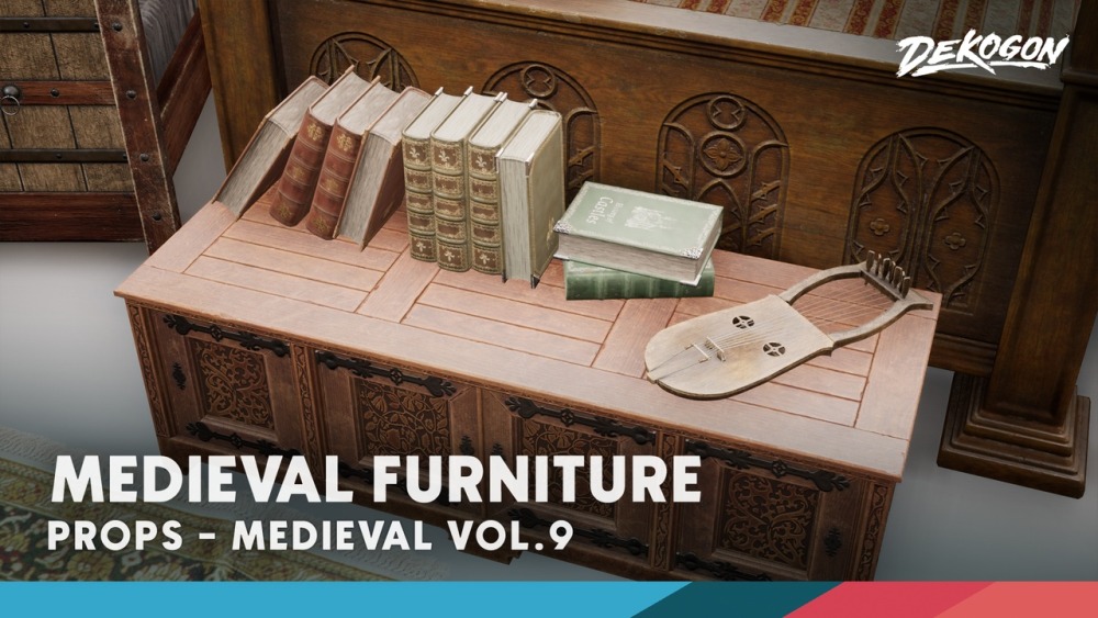 中世纪 VOL.9 – 城堡家具Medieval VOL.9 - Castle Furniture